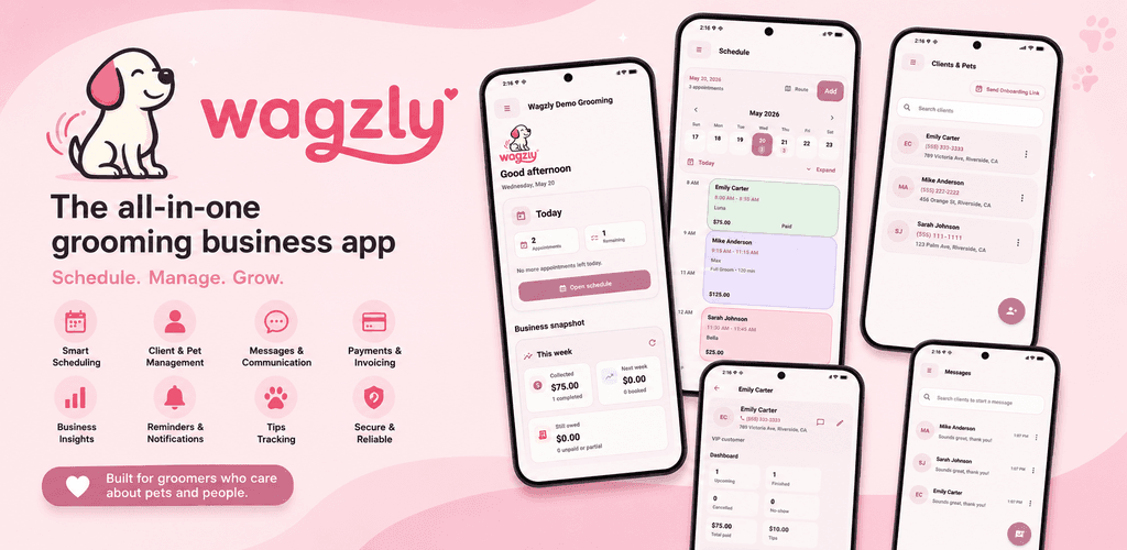 Wagzly app in action